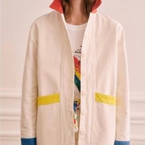 Sézane Will Jacket from the Sézane x JCC collection
Size small (FR size S)